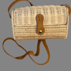 Wicker crossbody